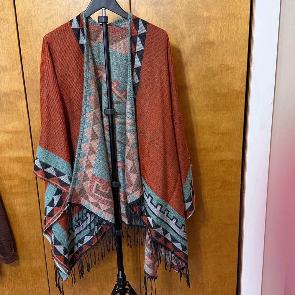 Southwestern Aztec Wrap Shawl